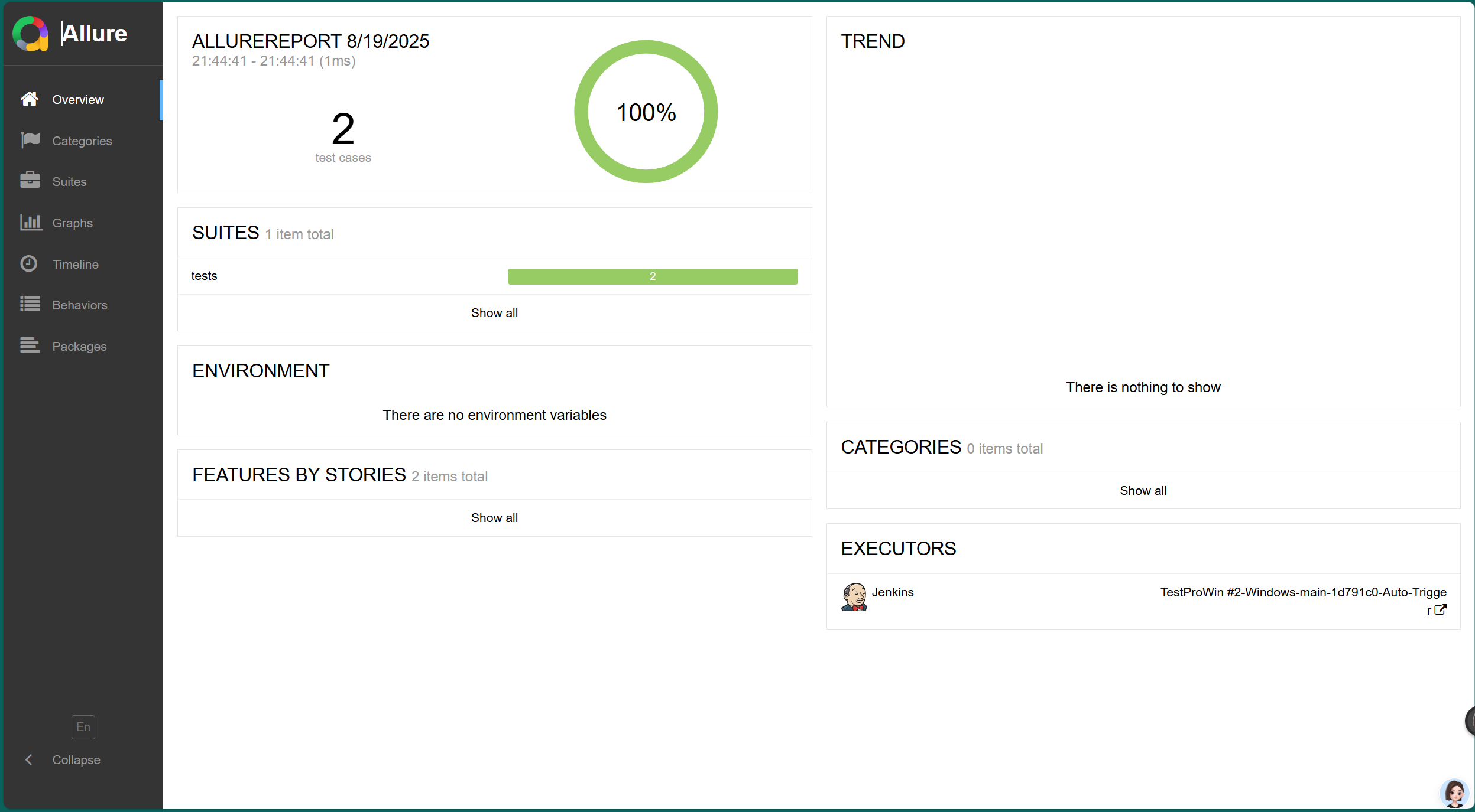 Jenkins-test-allure-report
